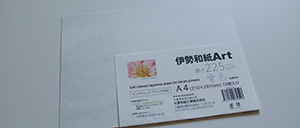 伊勢和紙プリント Art雪色