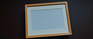 木製フォトフレーム ホワイトオーク（無垢材）